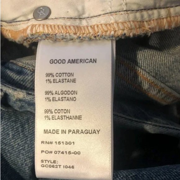 🏷NWT:  GOOD AMERICAN - Good Classic Stretch Jeans Women's Size 6/28 (#8) - Picture 6 of 7